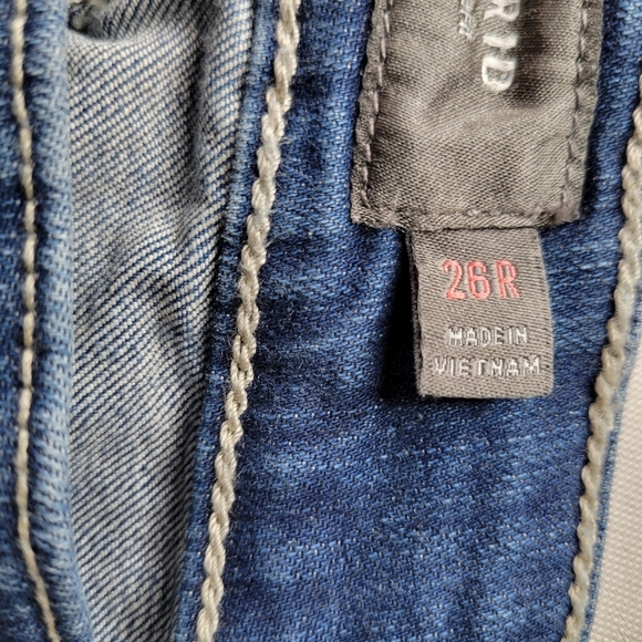 Torrid Jeans Women Plus Size 26 46X26 Blue Girlfriend Ankle Length High Rise - Picture 5 of 13